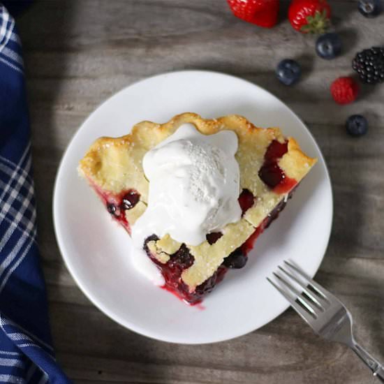 Grain-Free Summer Berry Pie