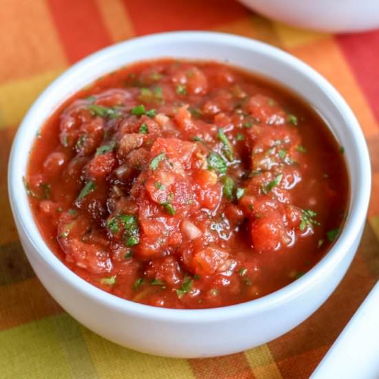 Restaurant Style Salsa