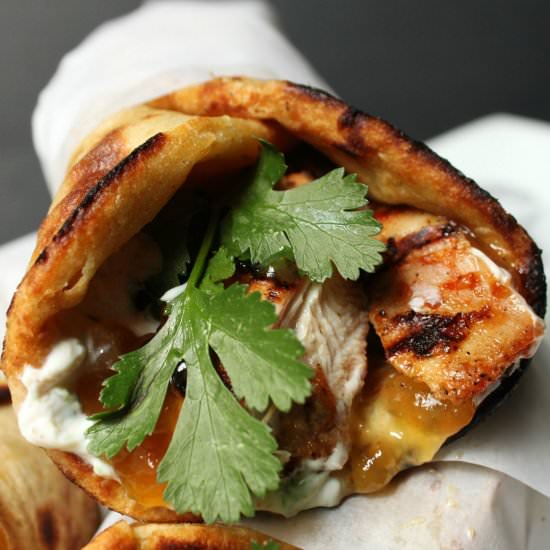 Grilled Tandoori Chicken Wrap