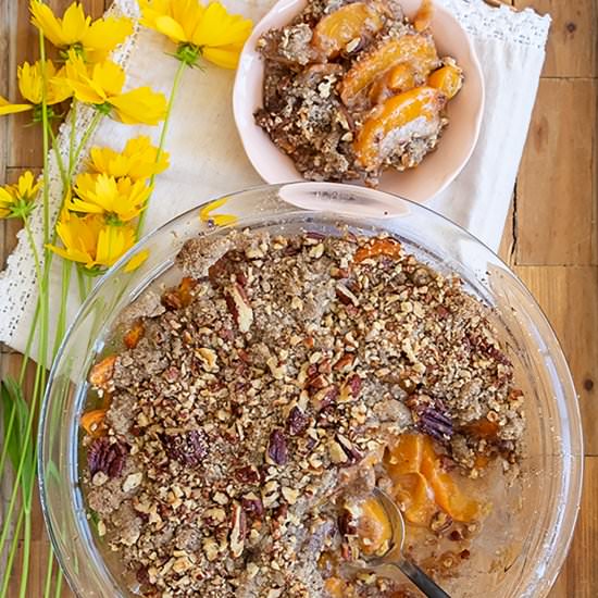 Apricot Buckwheat Crumble & Pecans