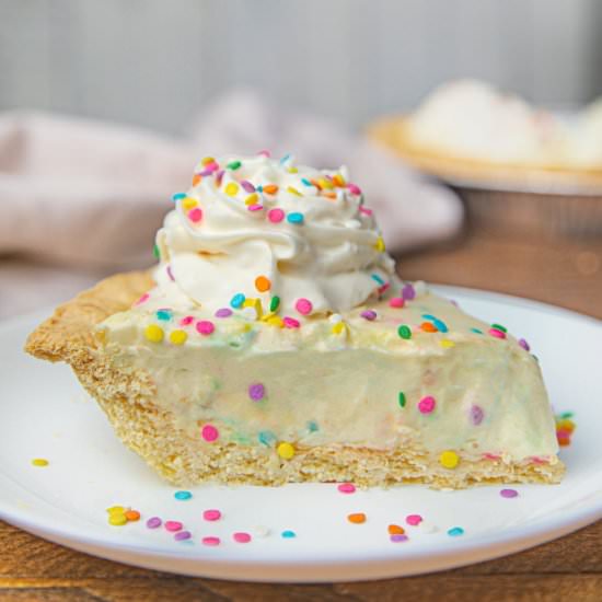 Birthday Cake Pie