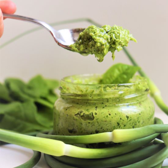 Garlic Scape Pesto