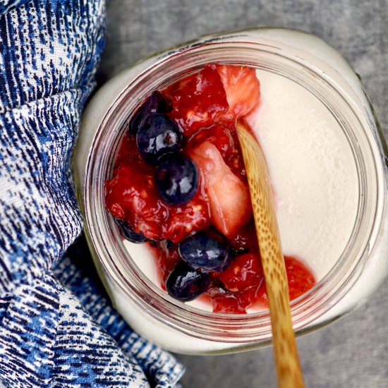Coconut Milk Panna Cotta