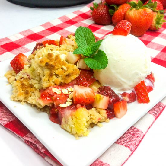 Strawberry Dump Cake