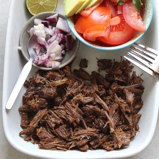 Stove top pulled beef