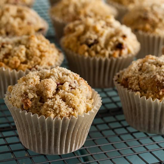 Gooseberry Crumble Muffins
