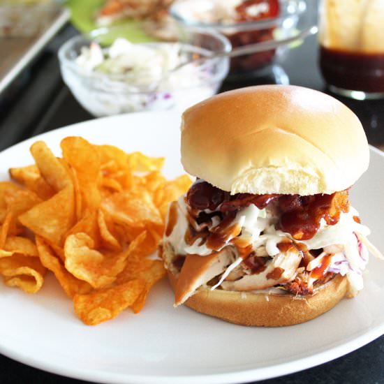 BBQ Chicken & Bacon Sandwich
