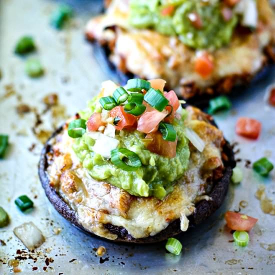 Taco Stuffed Portobello Mushrooms