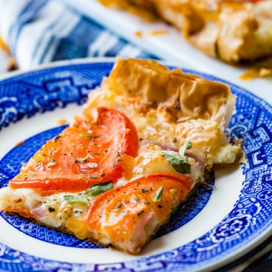 RUSTIC TOMATO TART