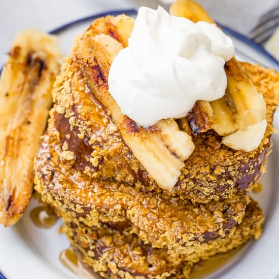 CADE’S BANANAS FOSTER FRENCH TOAST