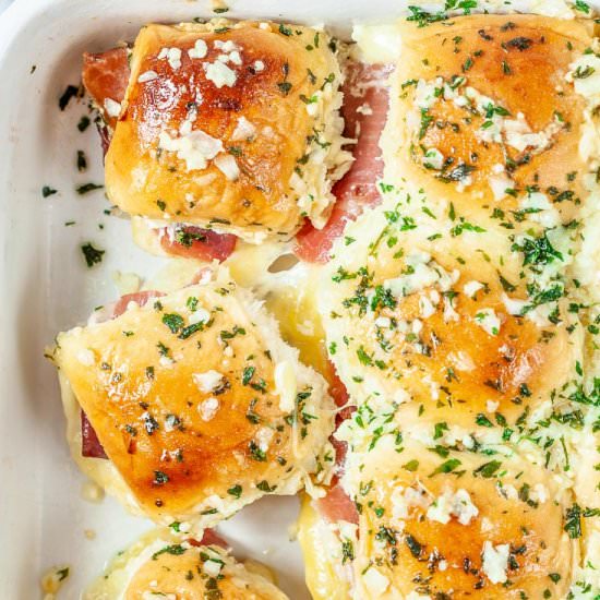 Party ham cheese sliders