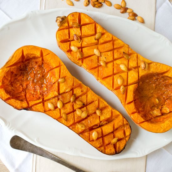 Roasted butternut squash