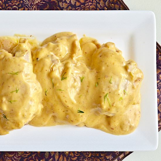 Beer Cheese Chicken Thighs