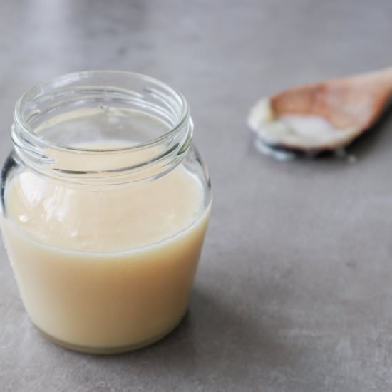 Homemade condensed milk