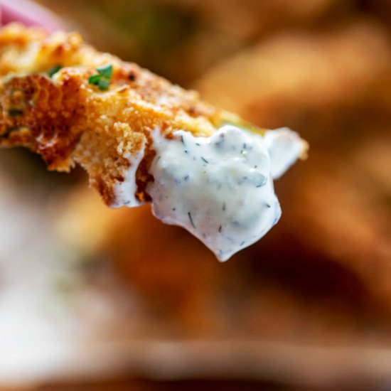 Keto Fried Pickles