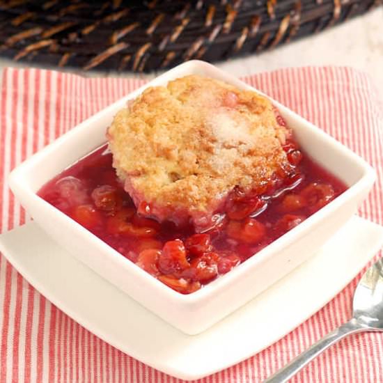 Sour Cherry Cobbler