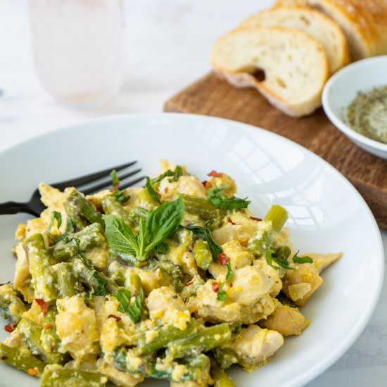 One-Pan Chicken and Asparagus