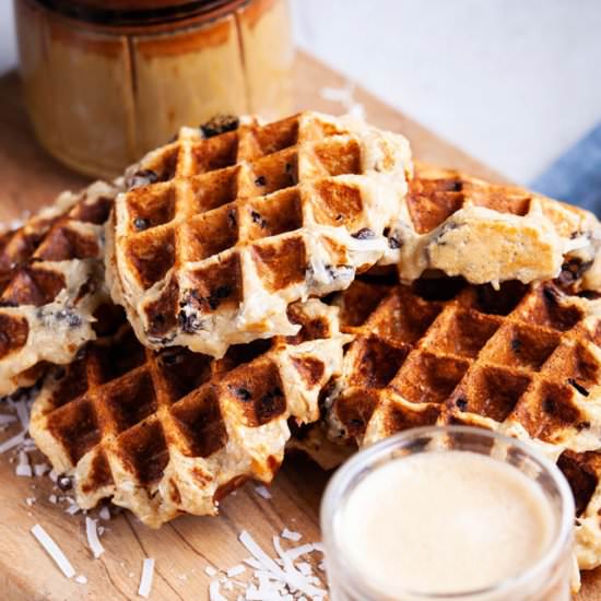 HEALTHY SWEET OAT FLOUR WAFFLES (GL