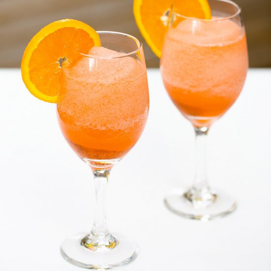 Frozen Aperol Spritz Cocktail