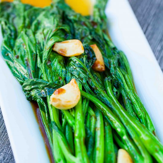GARLIC YU CHOY SUM