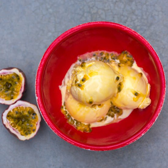 Passionfruit Ice Cream