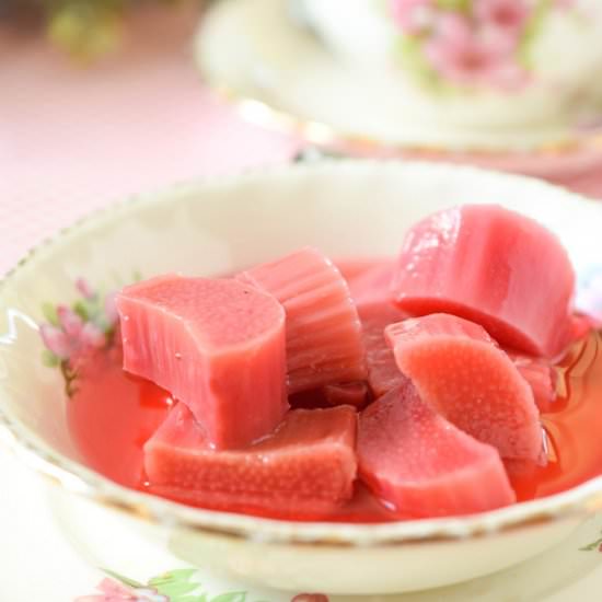 Old-fashioned Stewed Rhubarb