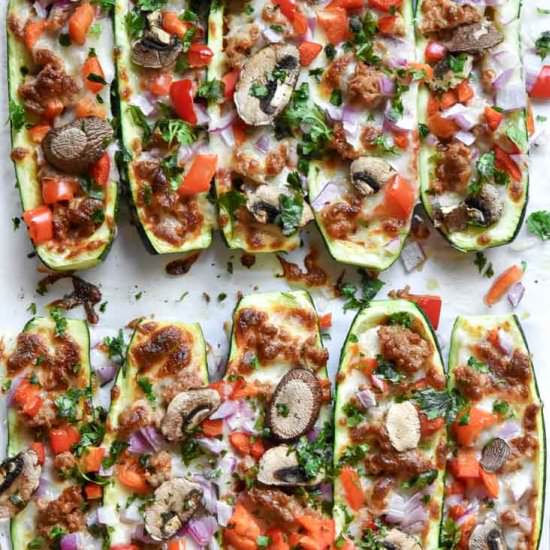 Zucchini Pizza