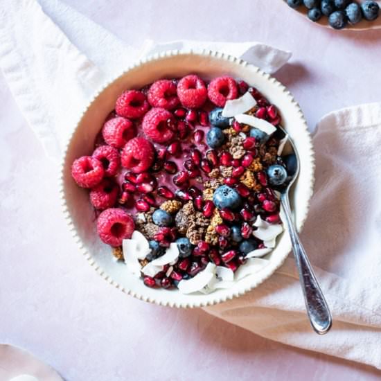 Hibiscus Coconut Yogurt