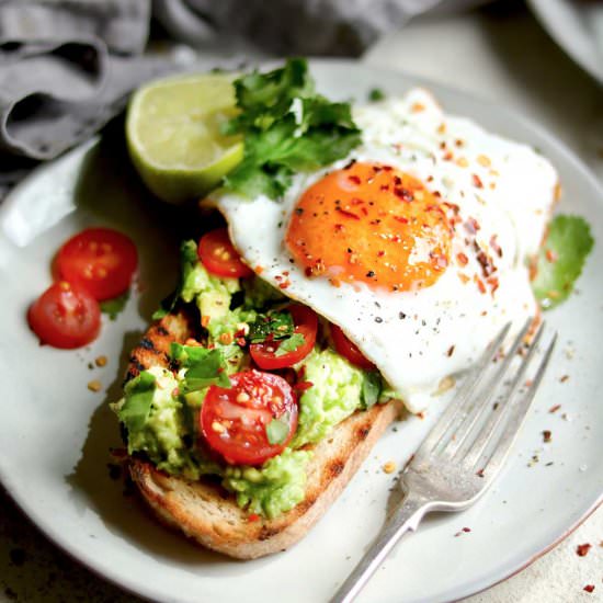 Smashed Avocado on Toast