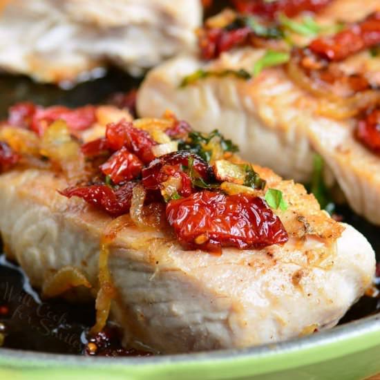 Tomato Basil Mahi Mahi