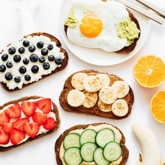 5 Healthy Toast Topping Ideas