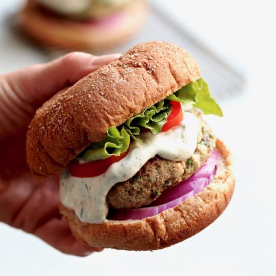 greek-style turkey burgers