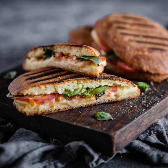 Low-Carb Caprese Panini