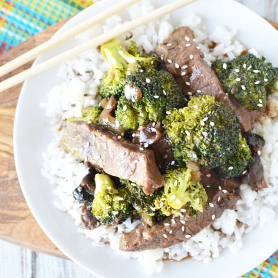 Slow Cooker Beef with Broccoli