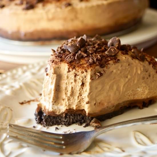 Espresso Ganache Cheesecake