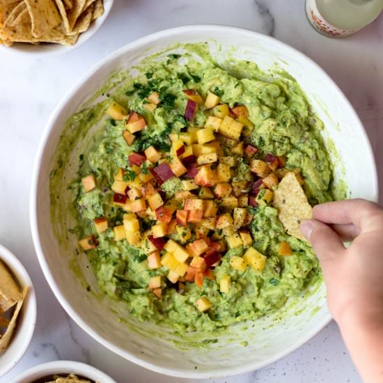 Peach Guacamole
