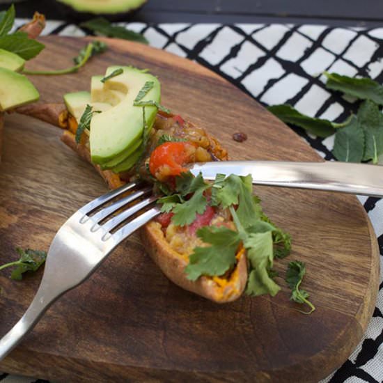 Stuffed Sweet Potatoes