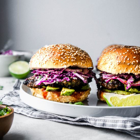 Jerk Chicken Sandwiches