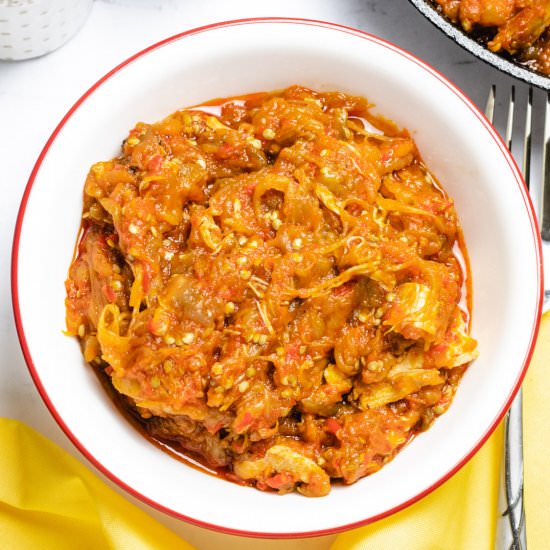Eggplant Chicken Stew