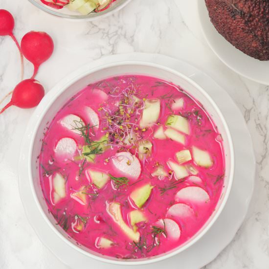 Vegan beet cooler