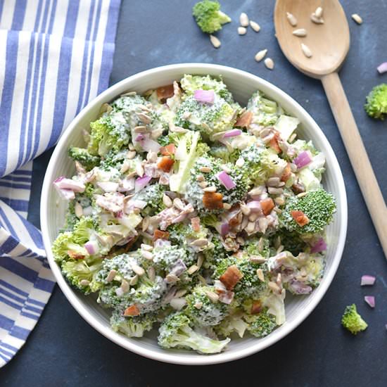 Greek Yogurt Broccoli Salad