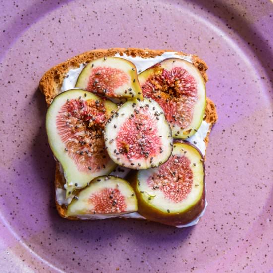 Summery Fig Toast