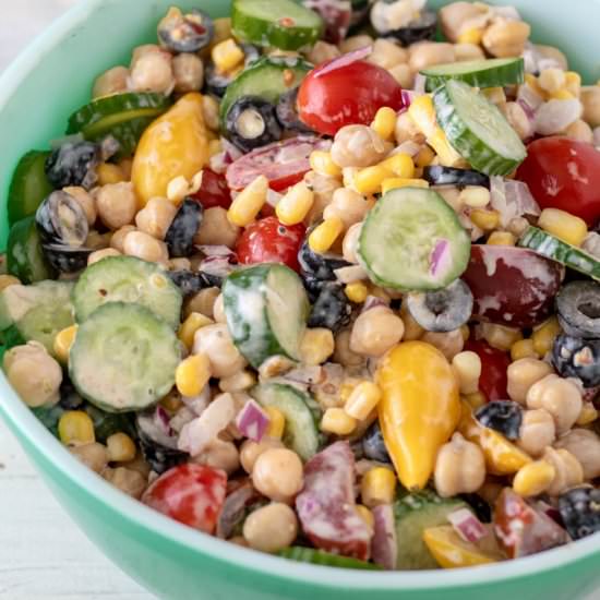 Southwestern Garbanzo Bean Salad