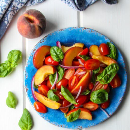 Tomato Peach Salad