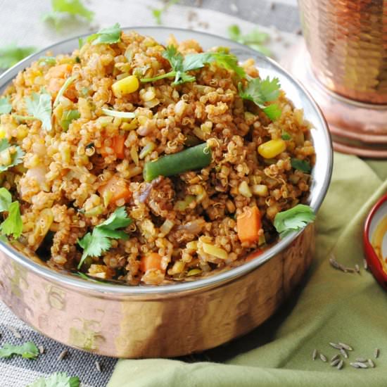 Quinoa Broccoli Pulao