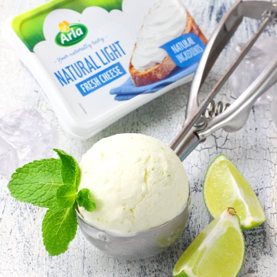 Mojito ice cream