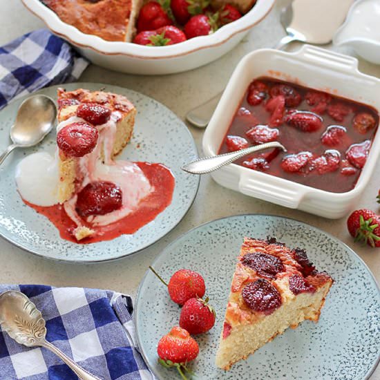 Strawberry Yoghurt Cake