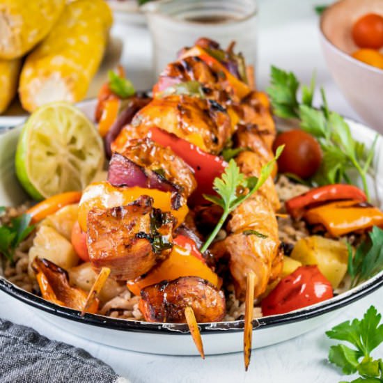 Chicken Fajita Skewers