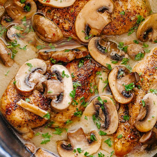 Slow Cooker Chicken Marsala