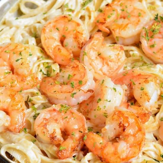 Easy Shrimp Alfredo